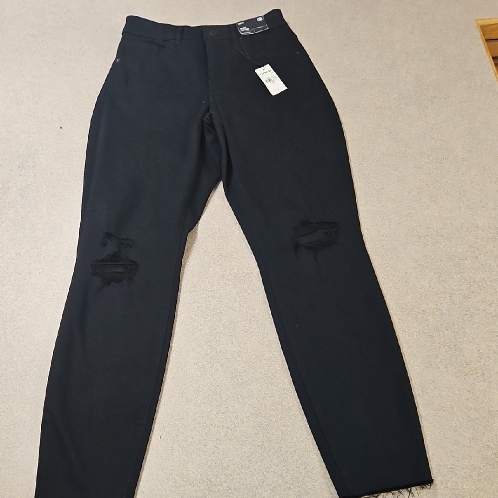 Black Distressed Jeans